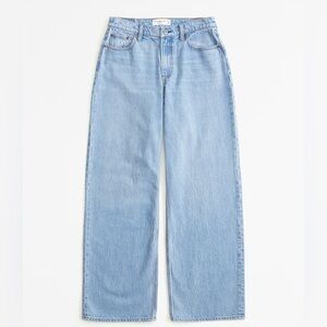 Abercrombie - Mid Rise Wide Leg Jean - 30